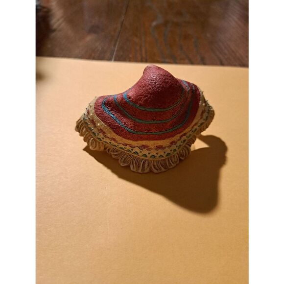 1994 Enesco Friends of the Feather Brothers of Earth Figurine Native American - Picture 3 of 6